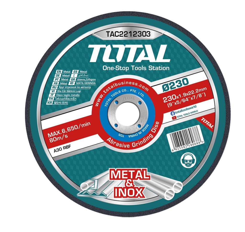 Abrasive Metal Cutting Disc TAC2212303 JT Power Group