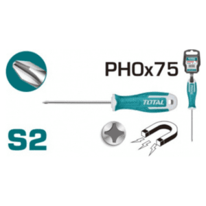 THT26PH0075 phillips insulated screwdriver total tools jt power