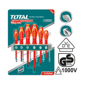 THTIS566 total tools insulated screwdriver set jt power